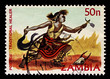 Postage stamp.