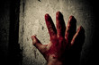 Bloody hand