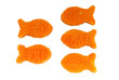 Fishcakes isolated on white Fishcakes isolated on white