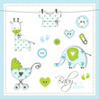 Baby shower design elements