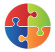 Vector: Round Puzzle Round Puzzle