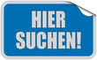 Sticker blau eckig curl oben HIER SUCHEN