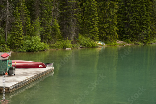 Photo: Boat Dock on a Lake Boat Dock on a Lake