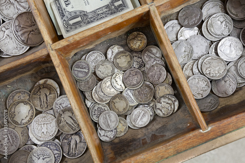 Photo: Vintage Coin Drawer Vintage Coin Drawer