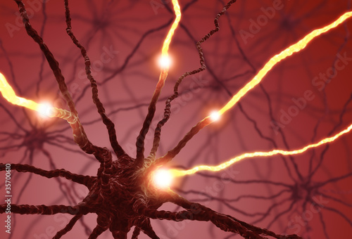 Illustration: Nerve Cell Pulse Nerve Cell Pulse