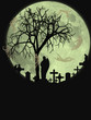 A graveyard A graveyard