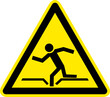 Warnschild Warnzeichen Einsturzgefahr Symbol