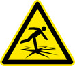 Warnschild Warnzeichen Eisfläche Eisbahn Einsturzgefahr