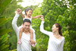 Happy Asian Family