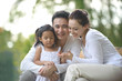 Happy Asian Family