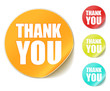 thank you sticker