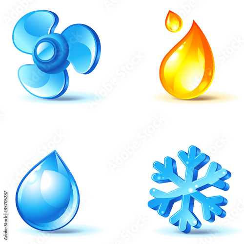 Vector: air-conditioner icons air-conditioner icons