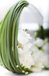 wedding bouquet and rings
