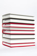 Libri su fondo bianco