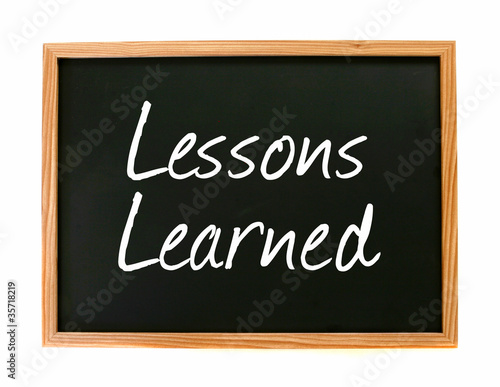 Photo: Lessons Learned Lessons Learned