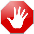 red stop