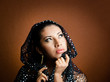 Photo: oriental girl in veil oriental girl in veil