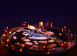 Lavender herbal spa room with zen atmosphere