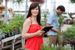 Woman with tablet pc Woman with tablet pc
