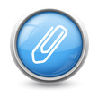 Symbole glossy vectoriel trombone pièce jointe