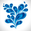 Background of drops. Vector illustration.