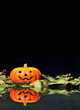 Calabaza de Halloween con espacio para texto