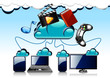 cartoon cloud technology cartoon cloud technology