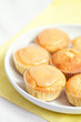 Plate with house cakes