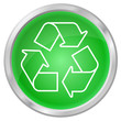 Shiny recycling button Shiny recycling button