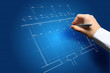 Blue Print background