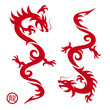 Vector: Design elements - 龍 Design elements - 龍