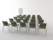 Sala riunione con lavagna
