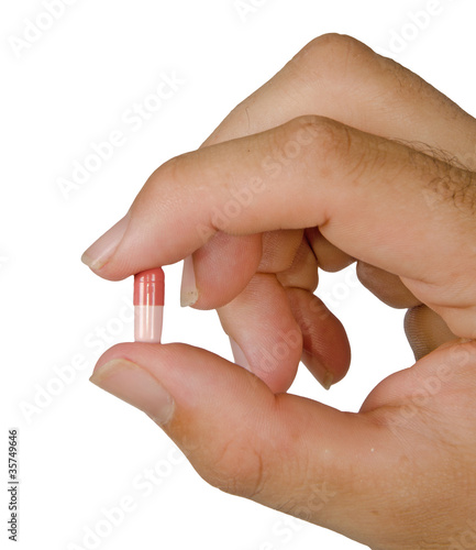 Photo: Pill in hand Pill in hand