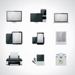 Vector computer icon set