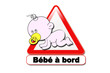 Triangle bébé à bord Triangle bébé à bord