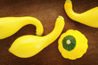 squash on wood background