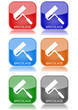 Bricolage  "6 buttons of different colors"