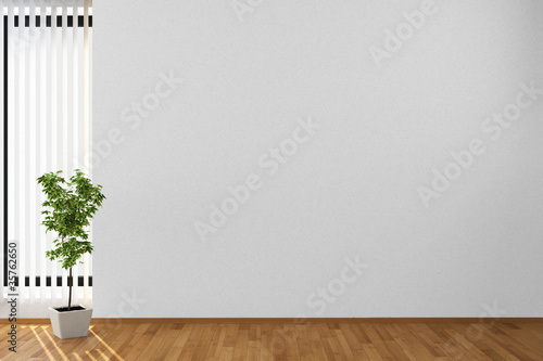 Illustration: Interno vuoto con finestra Interno vuoto con finestra