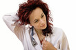 Doctor with stethoscope Doctor with stethoscope