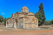 Typical medieval stone church in Greece