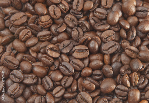 Photo: Coffee beans background Coffee beans background