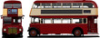 London double Decker red bus. Vector illustration London double Decker red bus. Vector illustration