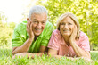 Photo: happy old people relaxed happy old people relaxed