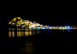 Peniscola castle at night, Spain