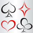 Vector: card suits card suits