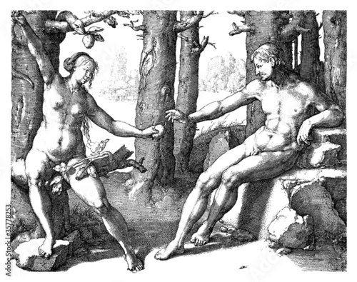 Illustration: Adam and Eva Adam and Eva
