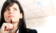 Thoughtful businesswoman