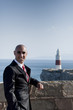 Business Man & Lighthouse Business Man & Lighthouse