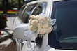 Foto: Wedding Bouquet on Limo Wedding Bouquet on Limo