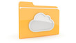 Folder with cloud icon